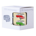 CANECA DE ESMALTE VW T1 BUS 500ml EM CAIXA DE PRESENTE - DESFILE / BEIGE